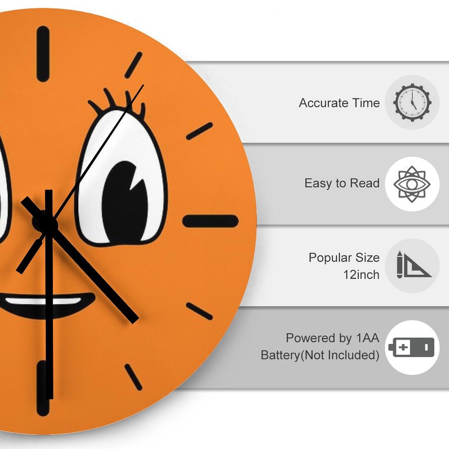 Miss Minutes (Functional Clock) Wall Clock