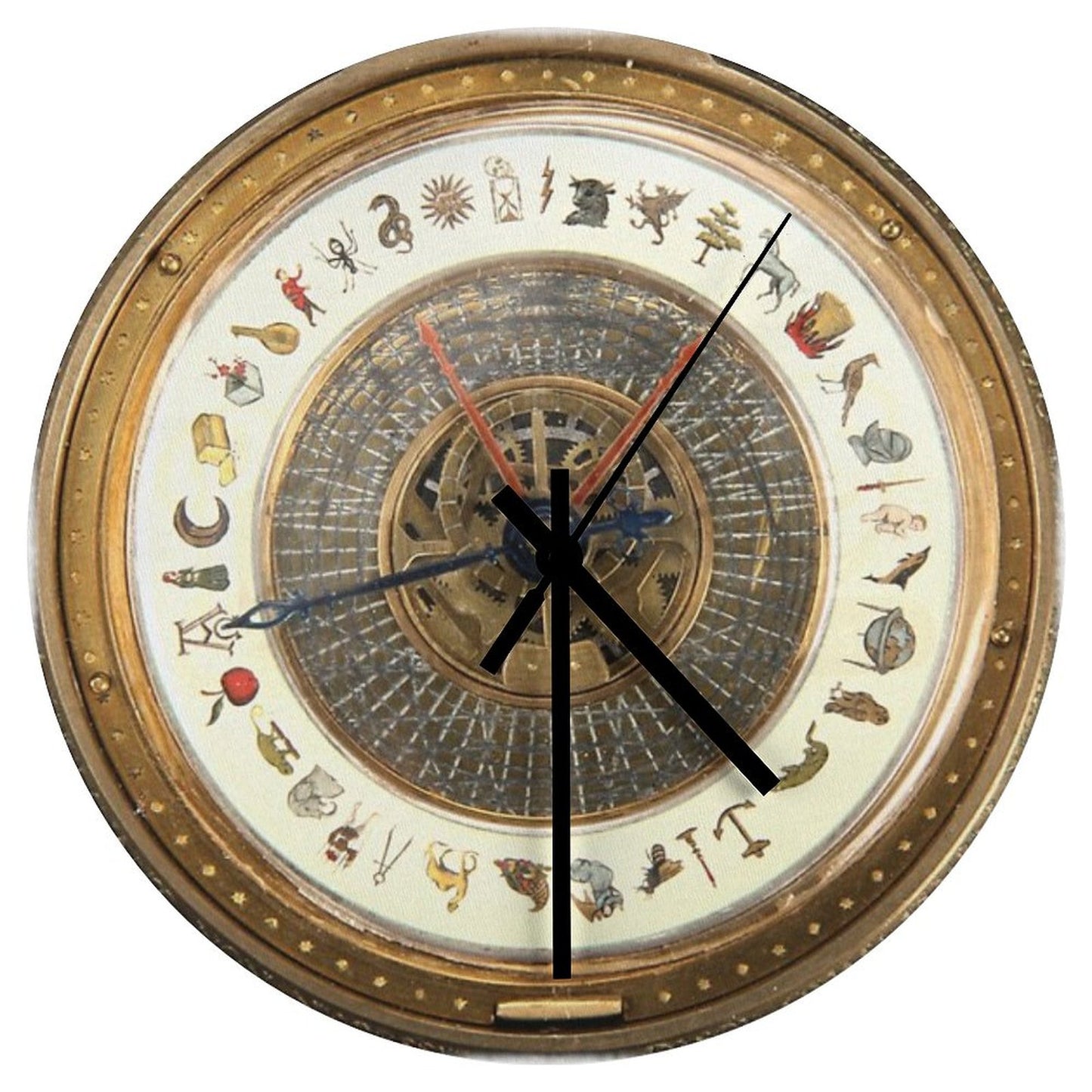 Golden Compass Alethiometer Wall Clock
